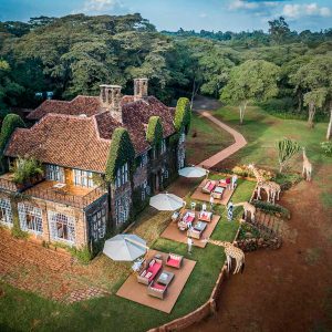Estadía de un fin de semana en Giraffe Manor, Nairobi, Kenia.